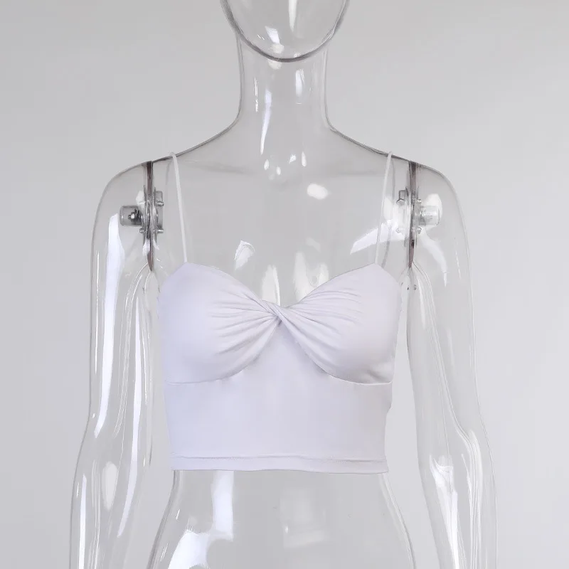 

sling crop tops women lace up camisole summer ladies wild white sleeveless tank top vest tops for women vintage