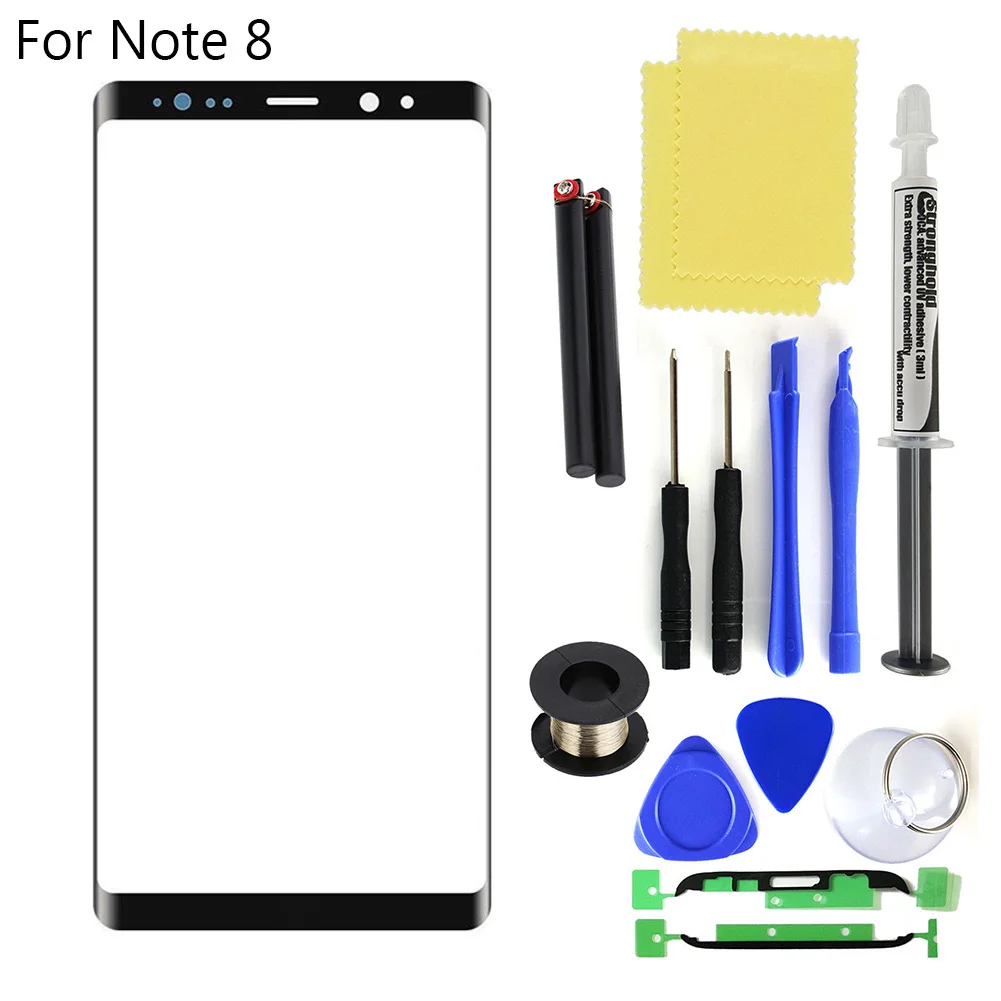 Чехол для объектива Samsung Galaxy Note 8 9 10 Plus сменный комплект ремонта из переднего