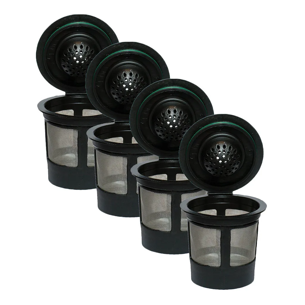 

4pcs Reusable Coffee Filter K Cups Pod for for Keurig 1.0 Brewers Capsule Refill