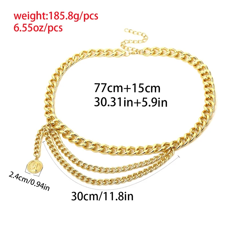 

Silver chain belt woman waist gold metal ketting riem Z A luxury brand belts for women 2021 punk jeans key chain belt cintos