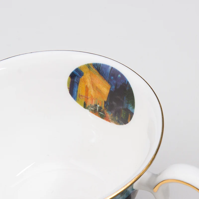 2020 г. европейский дизайн с изображением Ван Гога наборы кофейных чашек чайных и