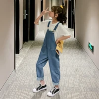 denim jumpsuit for girls jeans for kids teens teenagers baby overalls rompers 4 8 6 7 8 9 10 11 12 13 14 15 16 years school pant