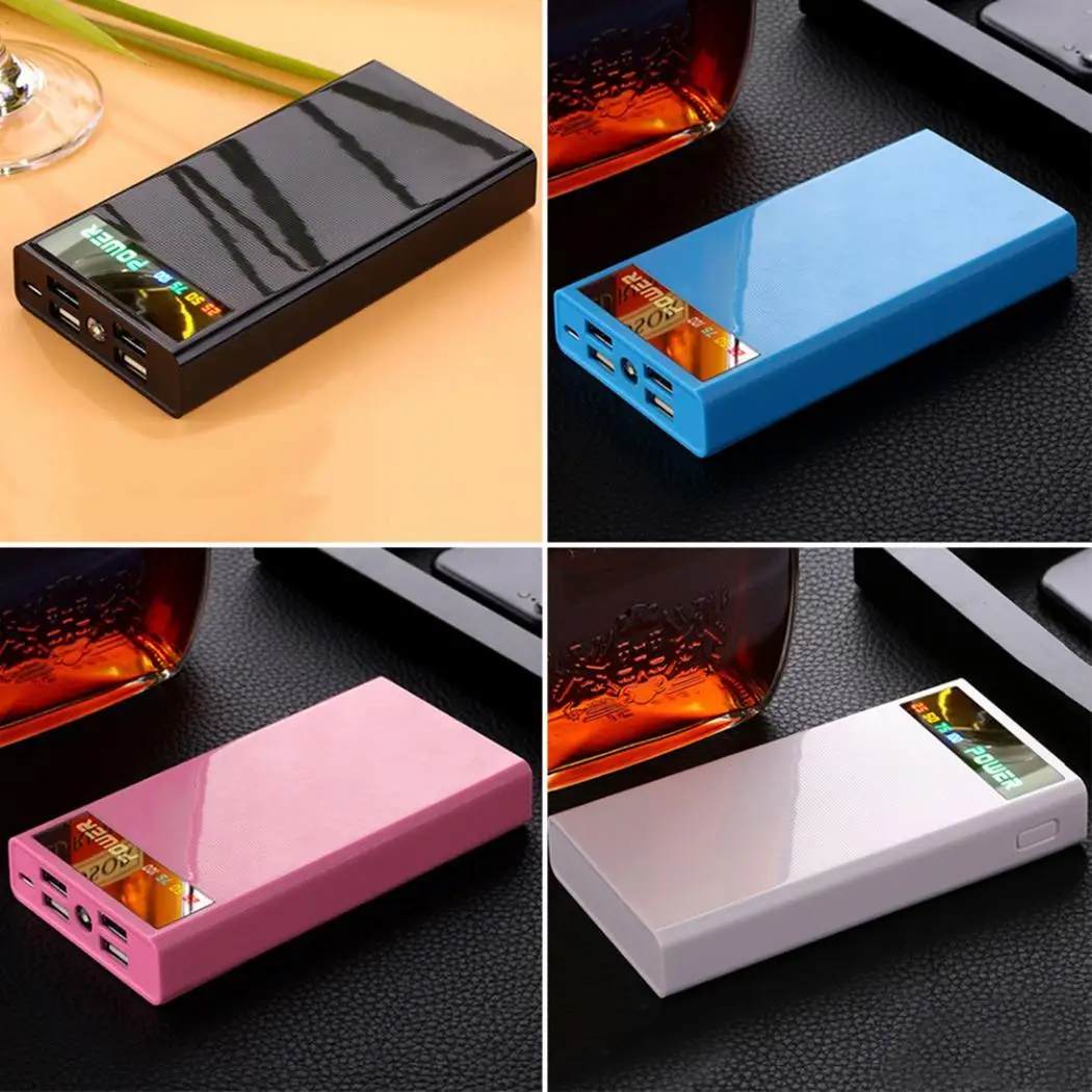 Прочный практичный 4 Порты usb светодиодный 5 V/2A цифровой зарядки Батарея Дисплей