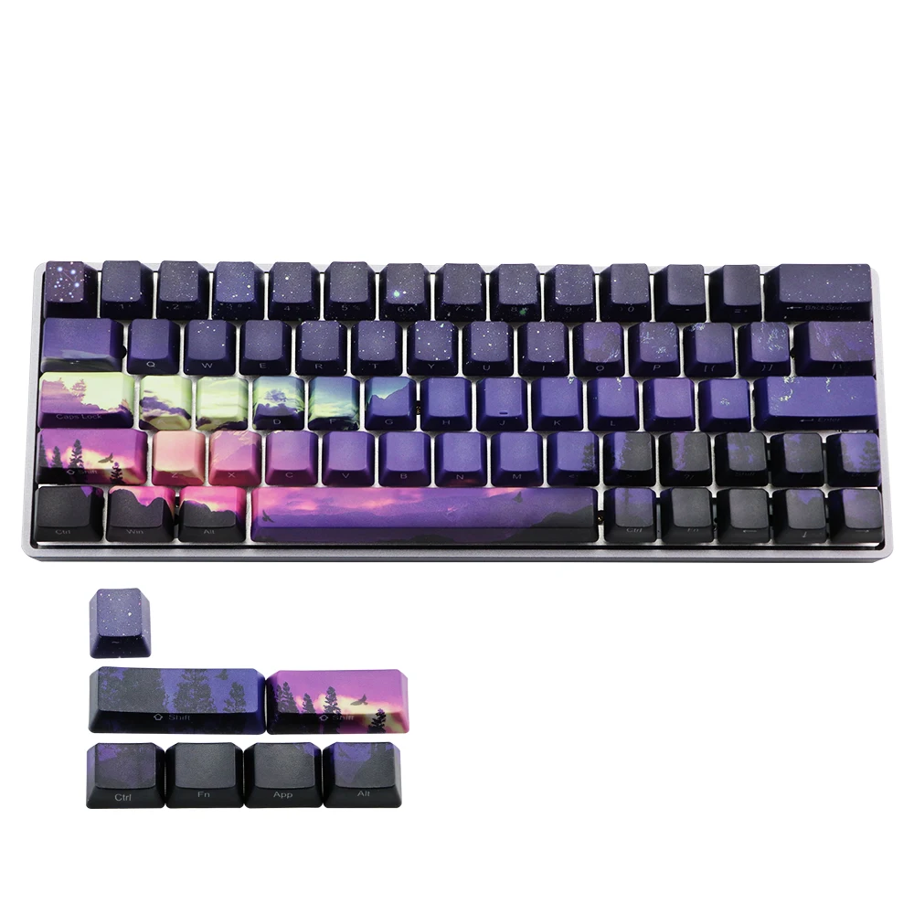 Mechanische Toetsenbord keycap Voor GH60/ALT61/Annie /poker GK61GK64 dz60 чернила для сублимации шрифты на боковой