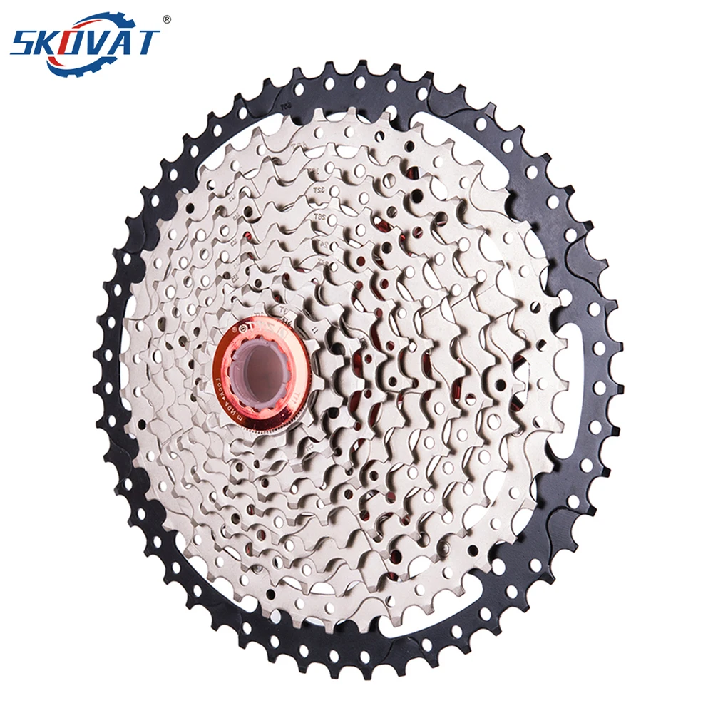 

SKOVAT MTB 11 Speed Cassette Wide Ratio 11-46t Bicycle Freewheel Sprockets Compatible for SH HG System