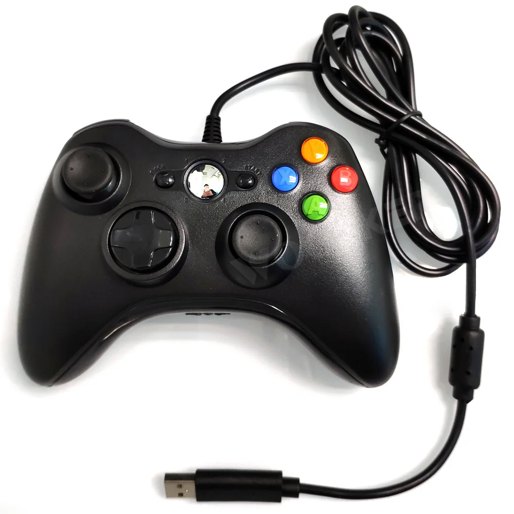 Kup Przewodowy Kontroler USB Do Konsoli Xbox 360/ PC Windows 7/8/10 Akcesoria Do Gier Gamepad Joystick Do Xbox360