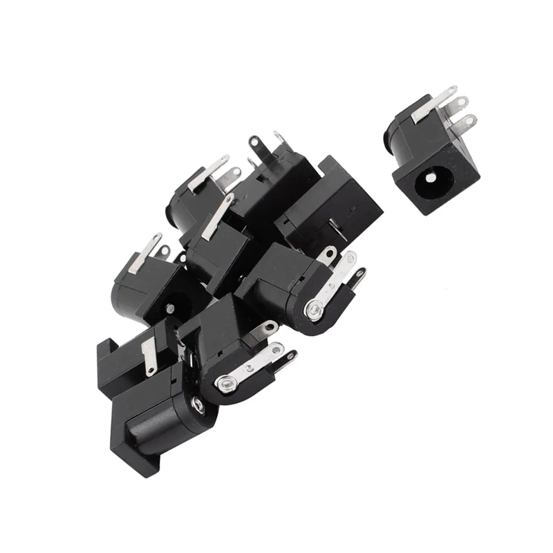 10 Pcs 1 X 40 Pin 2.54Mm Pitch Right Angle PCB Headers &ampamp 10Pcs 3 5.5X2.1Mm Female DC Power Jack Socket Connector | Обустройство