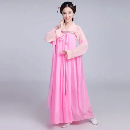 

Women Chinese Hanfu Princess Costume Traditional Dance Costumes Kids Enfants Girl Folk Ancient Tang Dynasty Dramaturgic Costume