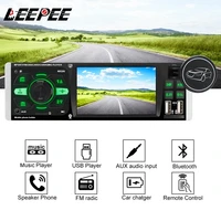 1 din 4 1 inch car hd mp5 player iso remote multicolor lighting voice bluetooth 4 2 video audio video tf usb fast charging
