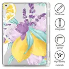 Прозрачный силиконовый чехол с листьями и цветами для ipad Pro 12,9, iPad Pro 2020, ipad 5, 6, iPad Air 2, Air 3, 10,5, 2017, 4, 5, 5,