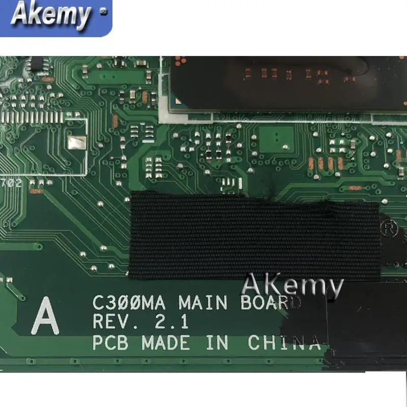 

Akemy C300MA motherboard For Asus C300MA C300M mainboard work 100% Test original EMMC16G N2840/N2830 CPU 2G RAM rev2.1