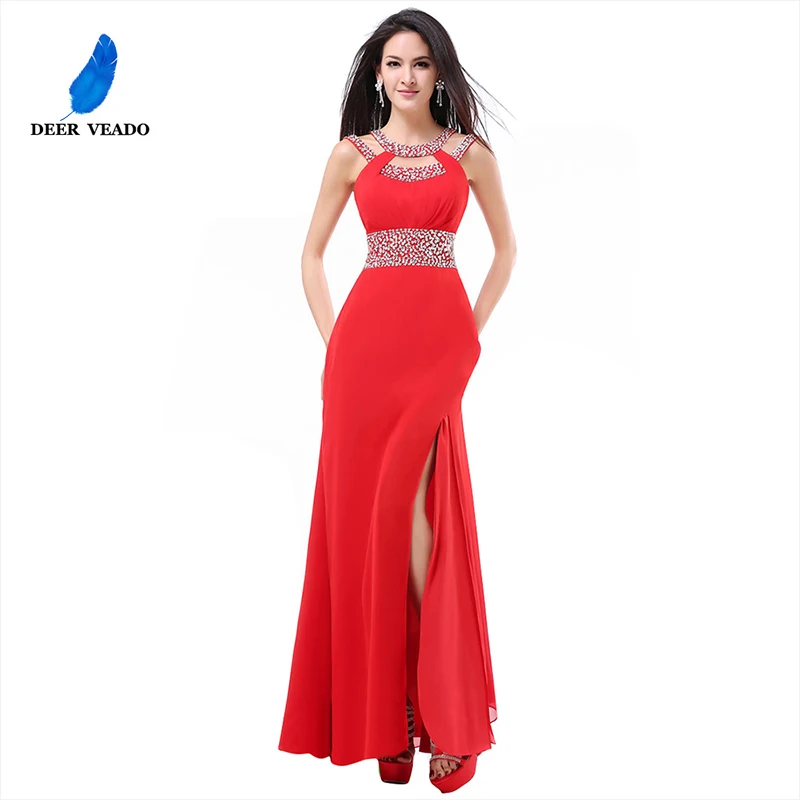 DEERVEADO с разрезами по бокам фотосессия дешевые платья подружек невесты модель