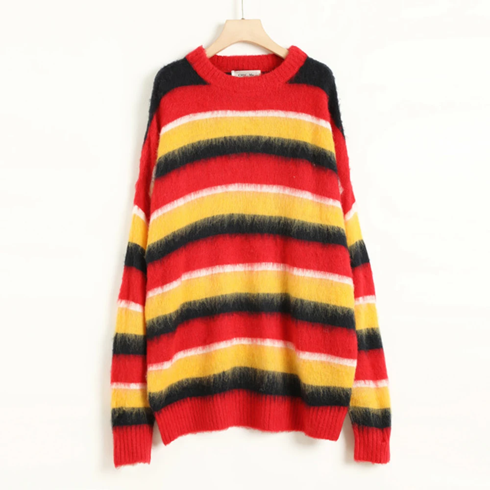 

korean 2020 fall winter new knitted Round neck sweater women winter clothes vetement femme pullover sueter feminino