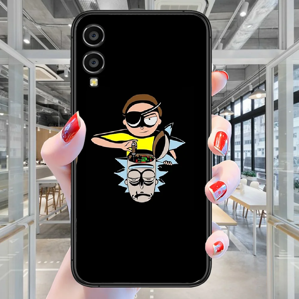 

Cartoon Mortys cute Ricks Phone case For Huawei Honor 6A 7A 7C 8 8A 8X 9 9X 10 10i 20 Lite Pro Play black Back Soft Bumper Tpu