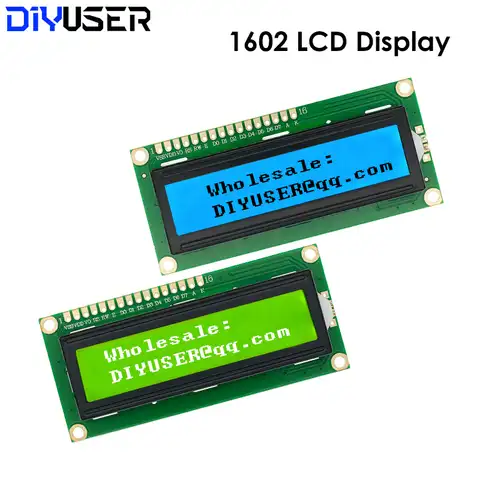 ЖК-экран 1602 дюйма, модуль ЖКД синий дюйма, IIC/I2C 1602 для Arduino 1602, ЖК-дисплей UNO r3 mega2560, зеленый экран