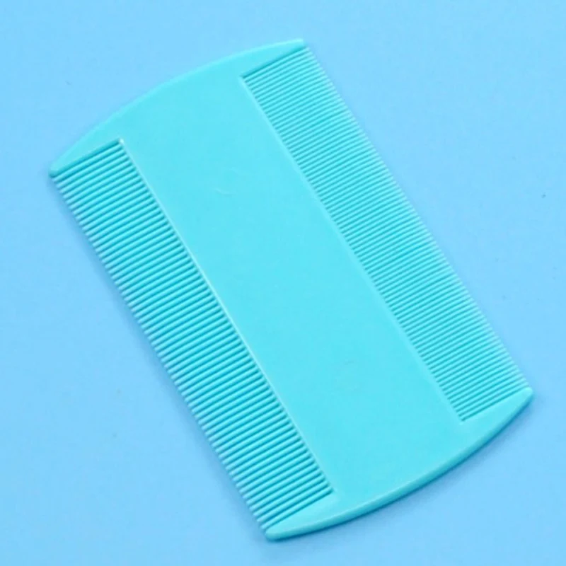 

5Pc Pet Fleas Comb Double Sided Dense Toothed Double Row Flea Comb Removal Primer Knotted Pet Hair Removal Comb Clean Lice Combs
