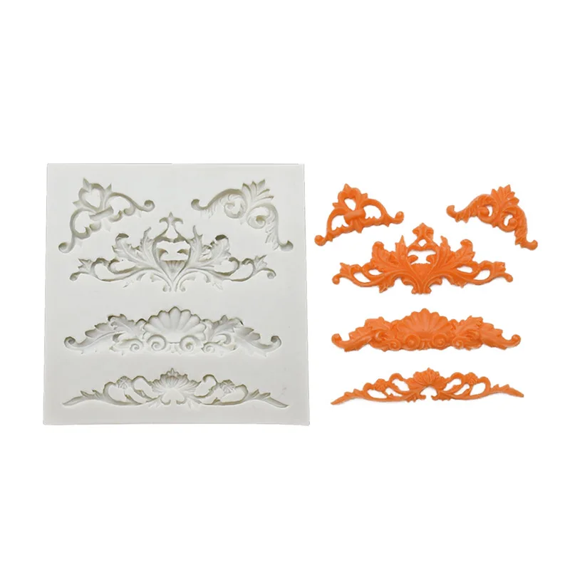 

Аксессуары для выпечки, силиконовые формы для помадки в виде цветов