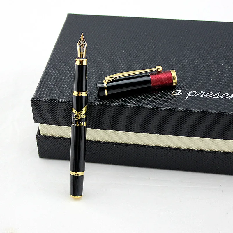 Wingsung металлическая Роскошная авторучка коробка бизнес письмо каллиграфия ручки