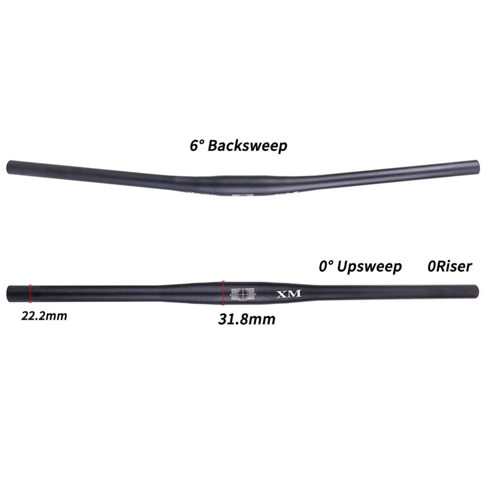 

Aluminum Alloy Bicycle Handlebar Mountain Bike Handlebar 31.8x720/780mm Straight Bicycle Bar PUZ777