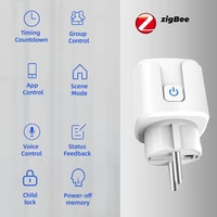 for google alexa smart socket voice control tuya zigbee eu smart socket plug smart home smart life app wireless smart socket