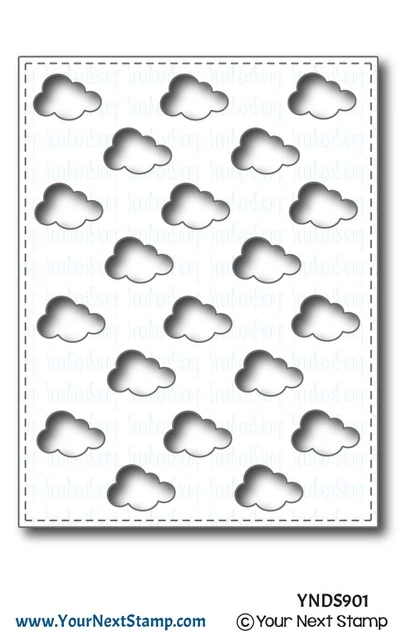 Металлические штампы для вырезания облаков фоновая вырезанная форма украшения