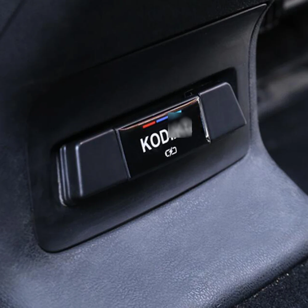 Заднее защитное устройство для разъема USB крышка крышки SKODA KODIAQ 2017 2018 2019