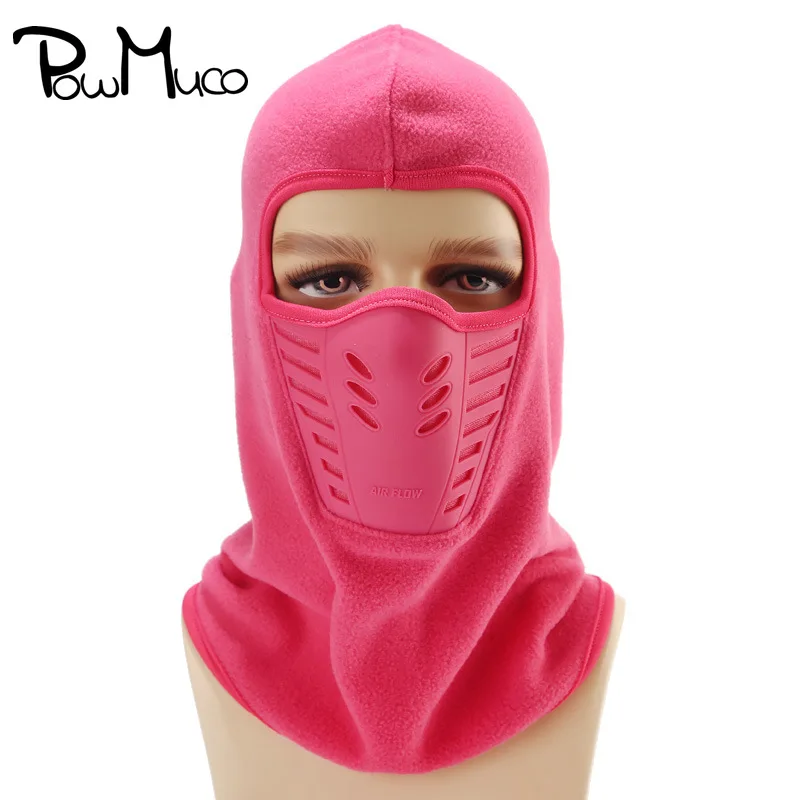 

Powmuco Unisex Autumn and Winter Outdoor Sports Windproof Snow Hats Full Warm Anti-Cold Motorcycle Bicycle Caps Fishing Turban