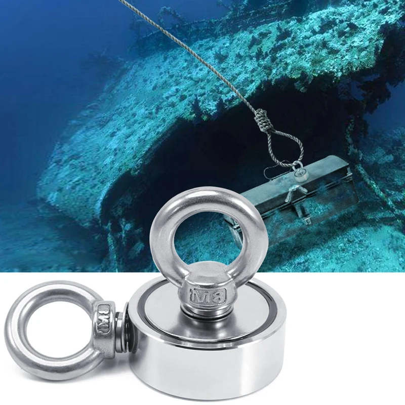 Сильная мощная неодимовая сеть круглый крючок спасательная Морской рыболовный