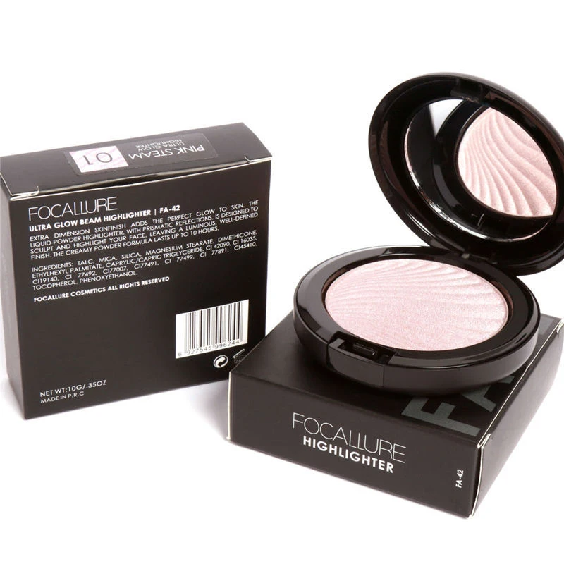 

4 Color Highlighter Powder Glitter Palette Powder Makeup Glow Face Contour Shimmer Illuminator Highlight Contour Palette