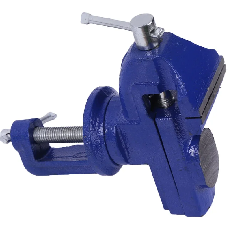 Table Vise Light Duty Mechanic Clamp-on 360 Degree Swivel Base Cast Workbench Household Small Bench | Инструменты