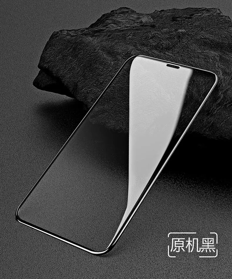 5 Pcs 9D Tempered Glass film For iPhone X 7 8 6 6s Plus Screen Protector Full Cover Protective XR XS Max | Мобильные телефоны и