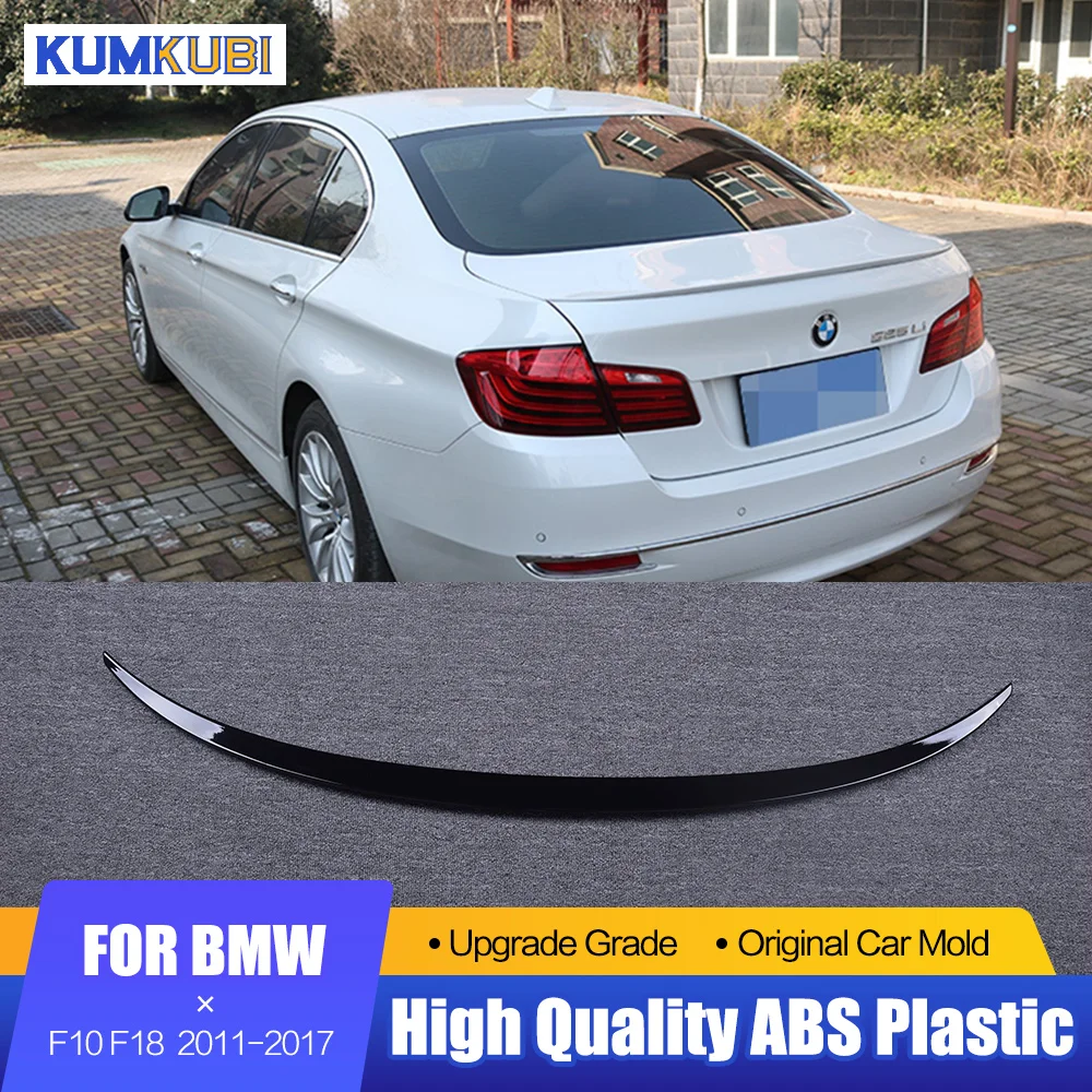 

Задний спойлер F10 для багажника BMW M5 520i 528i 535i 530i 525i F10 F18 2011-2017, спойлер из АБС-пластика, Автомобильный задний спойлер