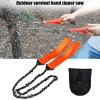 portable survival chain saw bushcraft kit chainsaws emergency camping hiking pocket tool outdoor hunt fish hand tool wire saw