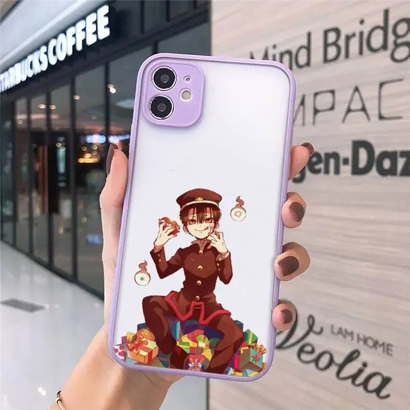 

Jibaku Shounen Hanako Kun Toilet-bound Phone Cases matte transparent For iphone 7 8 11 12 plus mini x xs xr pro max cover