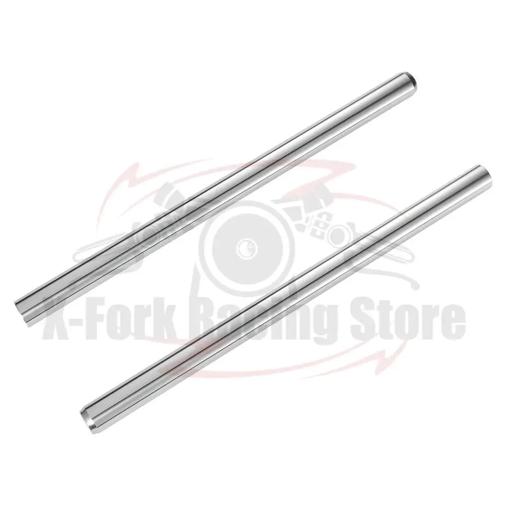 Передняя внутренняя вилка трубки пара внутренних труб Серебряный Для Yamaha XV500 VIRAGO