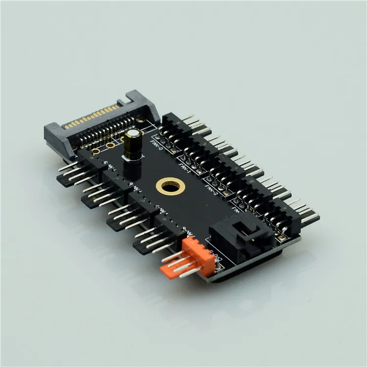 Материнская плата 4Pin хаб PWM чехол для компьютера сбора вентилятора SATA интерфейс