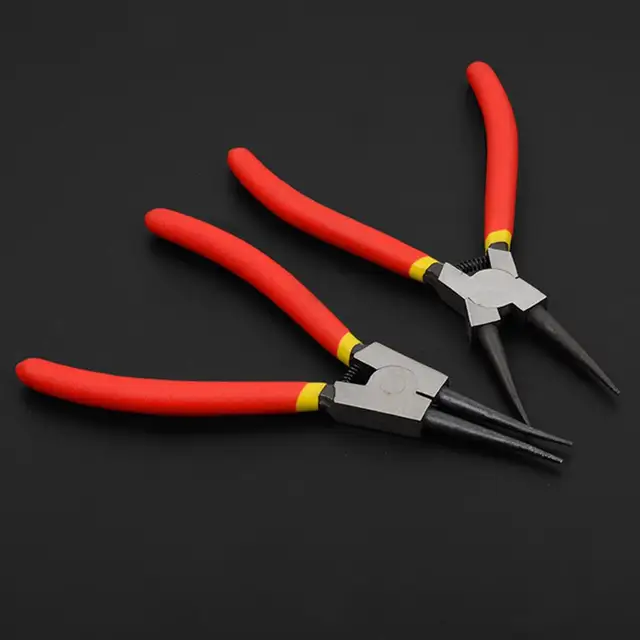 Portable 7" Internal External Pliers Retaining Clips Multifunctional Snap Ring Circlip Pliers For Hand Tool 3