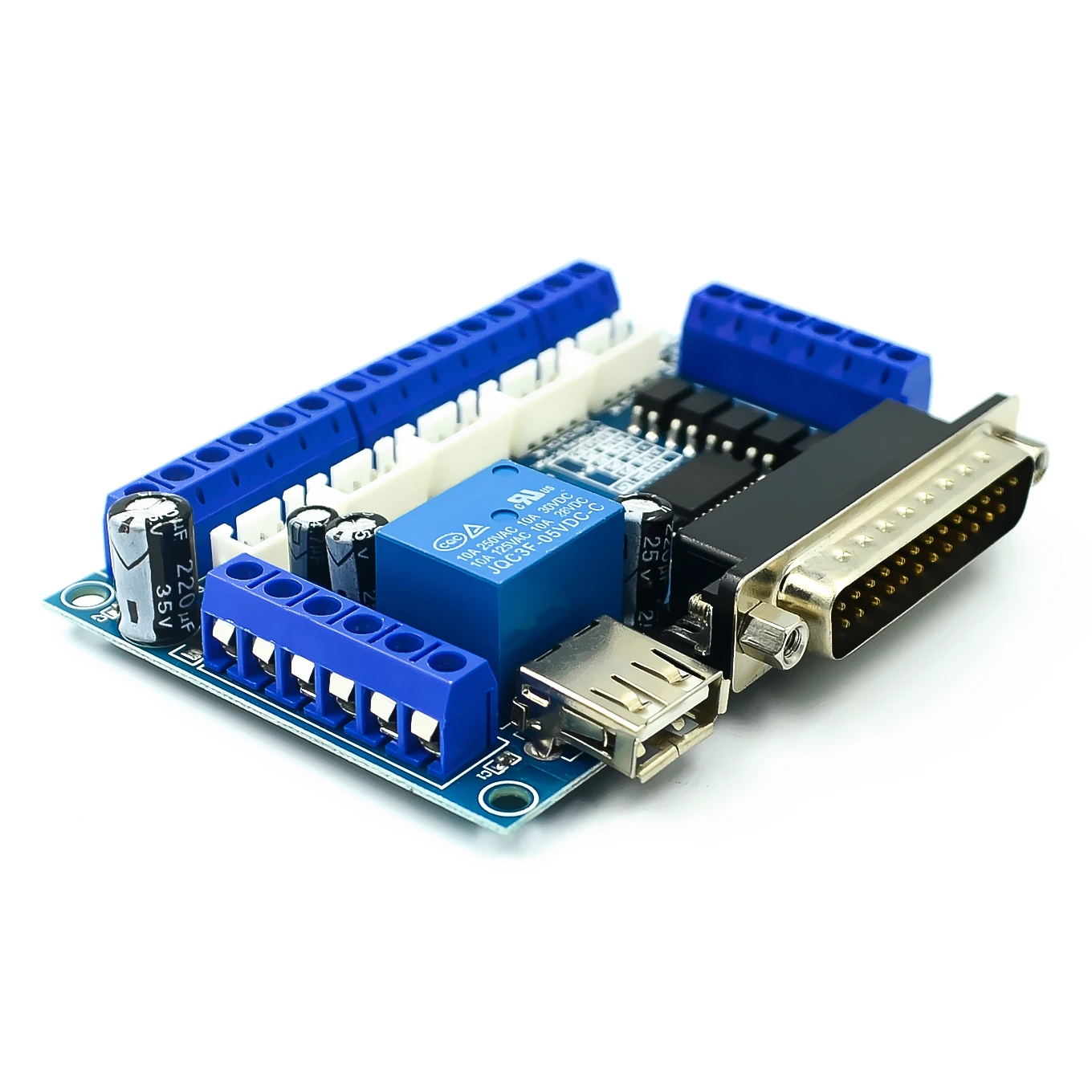 Модернизированный 5 Axis CNC Интерфейс адаптер коммутационная плата для Драйвер