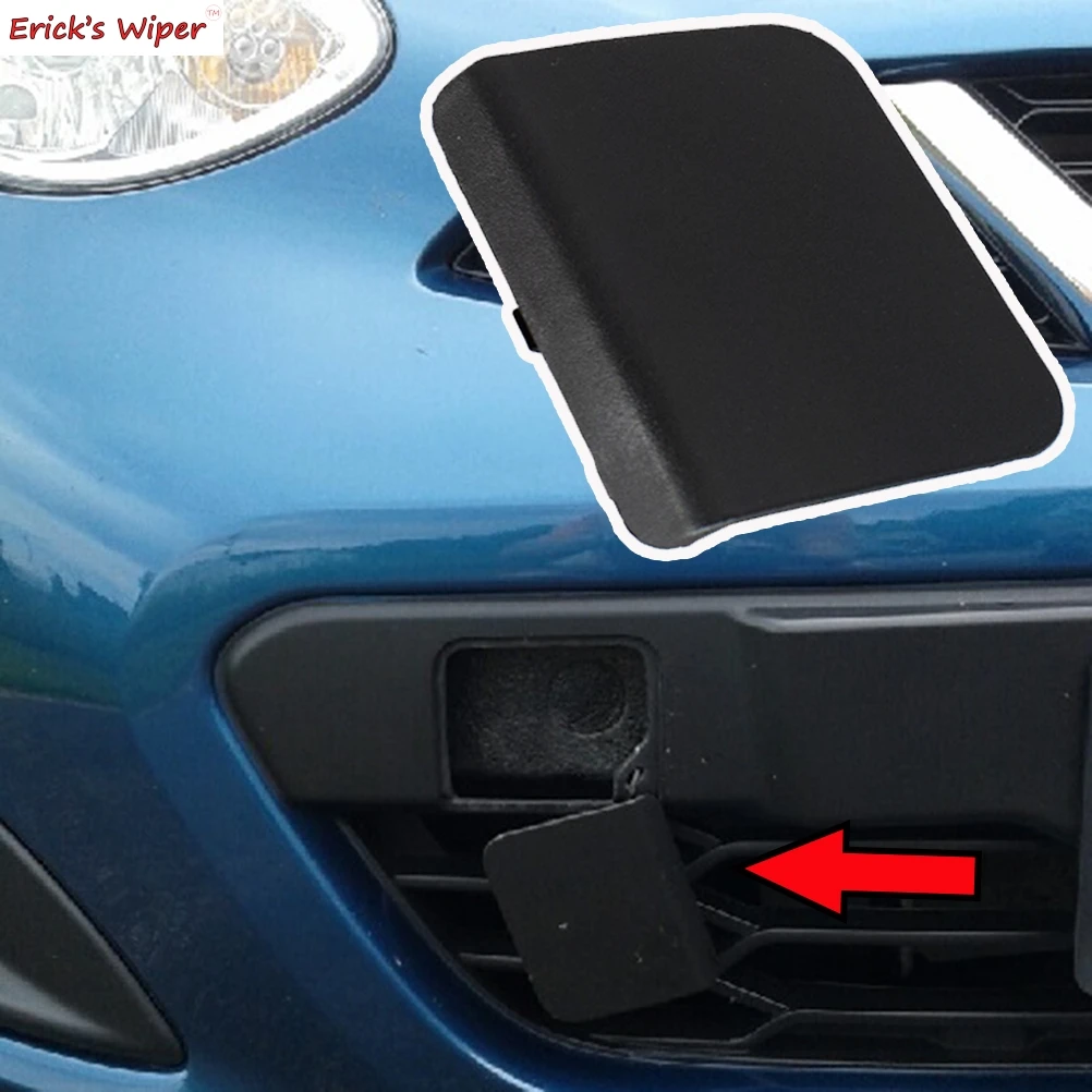 

Erick's стеклоочиститель передний бампер буксировочный крюк накладка на глаза Крышка для Nissan K14 2014 - 2016 Автомобильная сменная деталь для автомо...