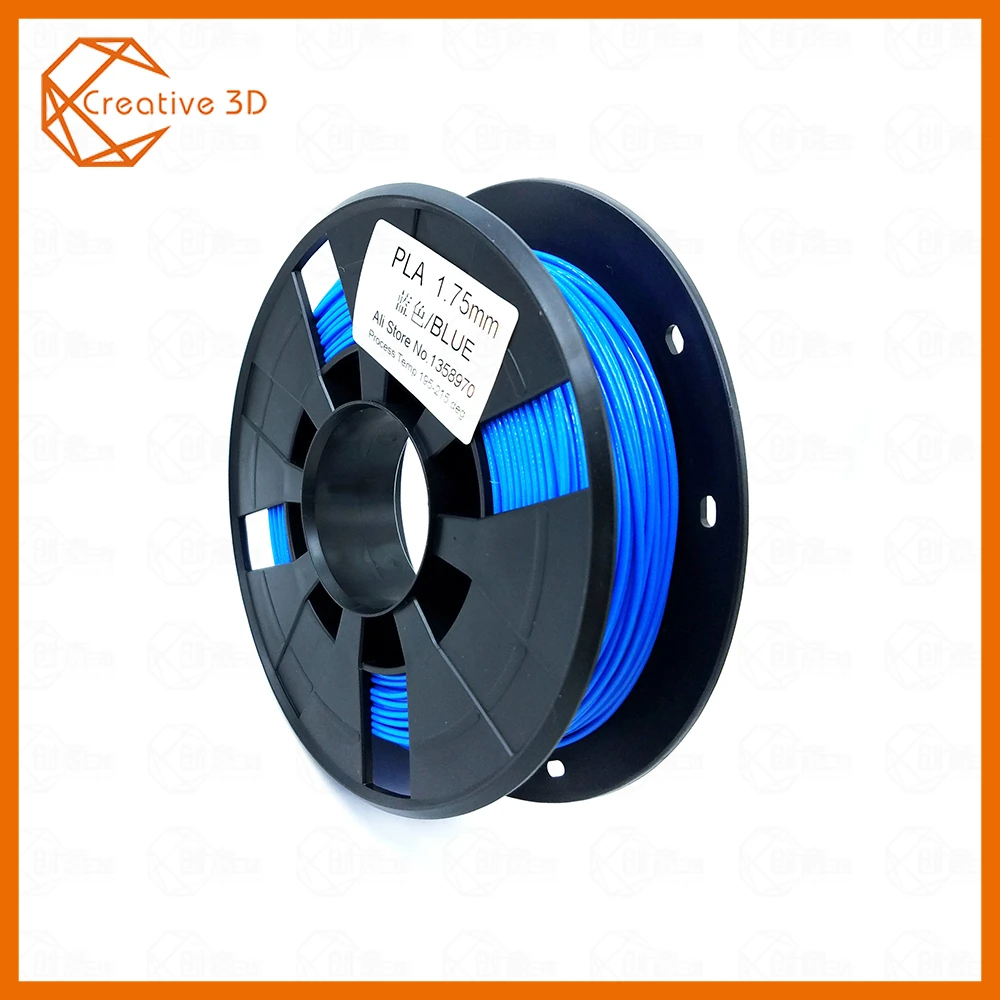 PLA blue 200g DIY 3d принтер нить Много цветов дополнительно PLA 1,75 мм MakerBot RepRap пластиковые резиновые расходные материалы материал 0,2/кг Горячая Распродажа - Цвет: PLA blue 200g