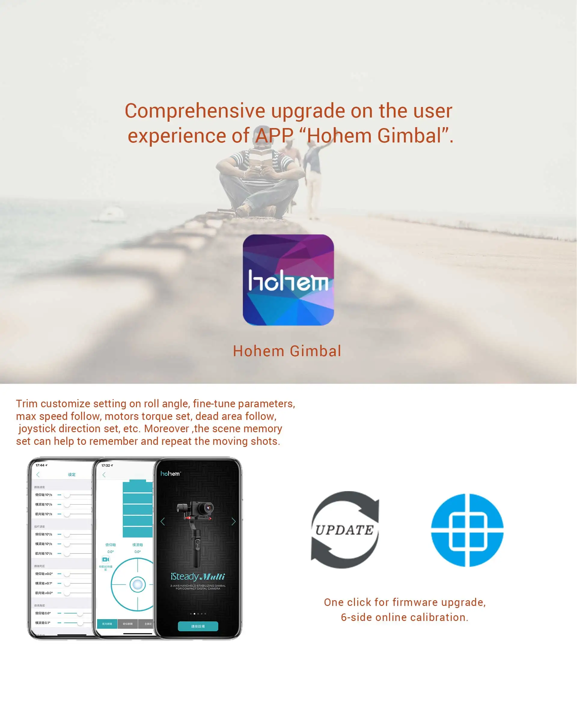 Hohem iSteady мульти 3-осевой ручной шарнирный стабилизатор для камеры для телефона Gopro hero 7 6 sony беззеркальных экшн Камера Pk M2 pro