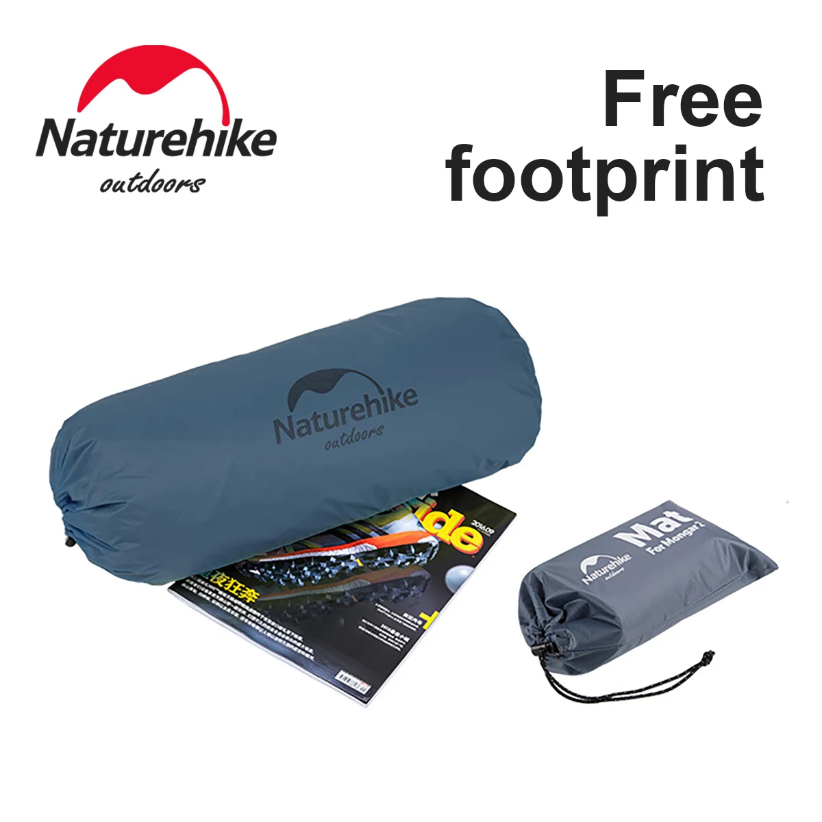 Verkaufen Naturehike Mongar Wasserdichte 2 Person Ultraleicht Outdoor Zelt 15D Nylon Stoff Doppel Schicht Camping Zelt NH19M002-J