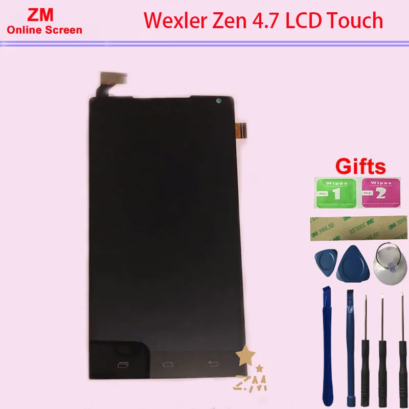 Новый для Wexler Zen 4 7 сенсорный экран с ЖК-дисплеем в сборе дигитайзер Замена