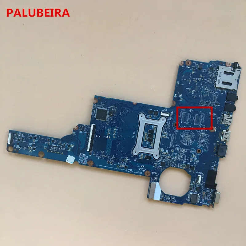 PALUBEIRA 685783-001 аккумулятор большой емкости для hp CQ45 450 1000 2000 системная материнская плата для ноутбука DDR3 тестирование работы