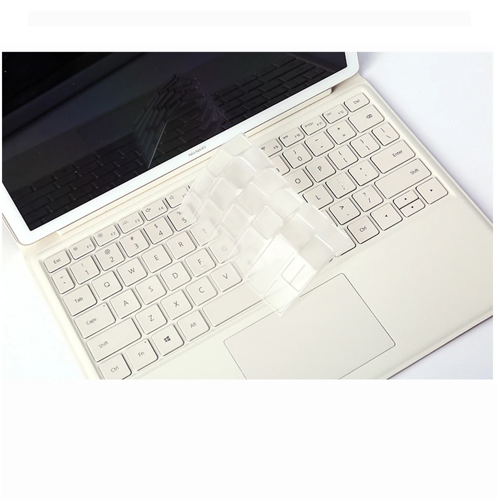 Прозрачный чехол для клавиатуры из тпу HUAWEI Matebook прозрачная защитная силиконовая