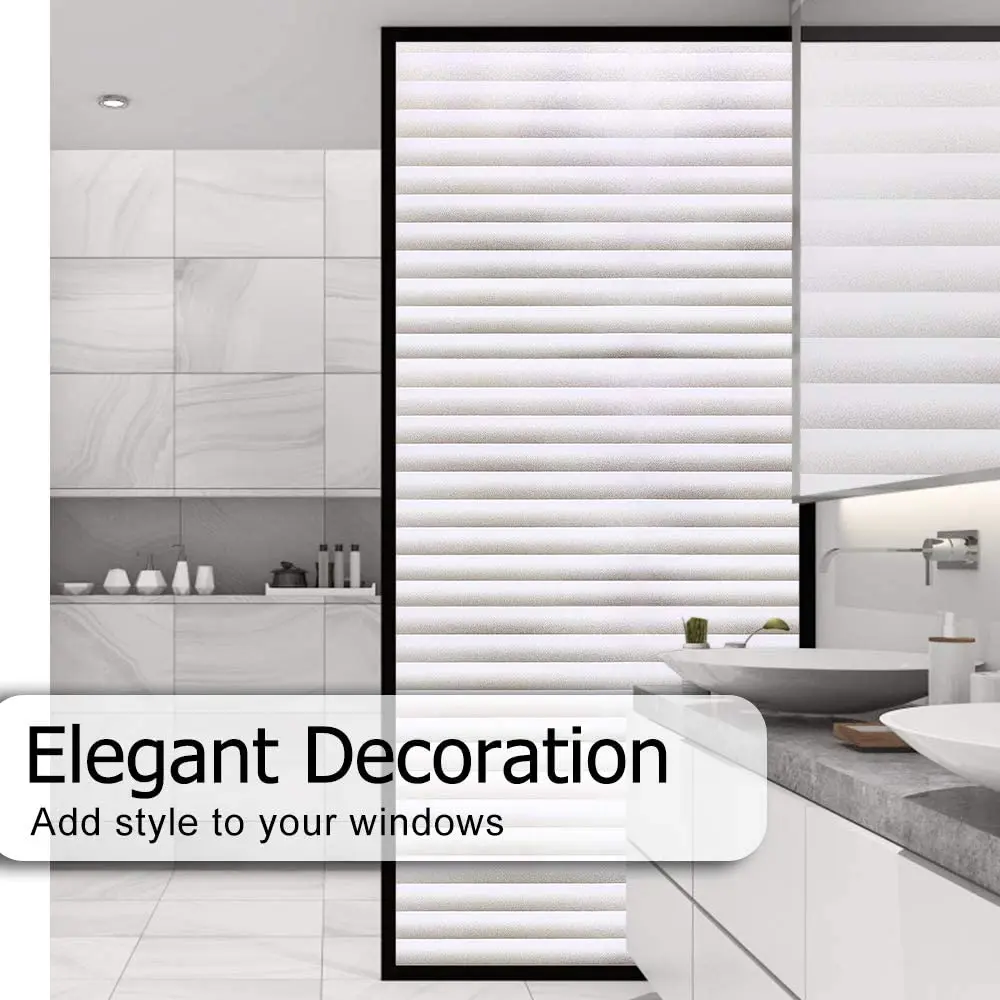 Оконная пленка BUNPIG для конфиденциальности антиклейкая матовая стекла