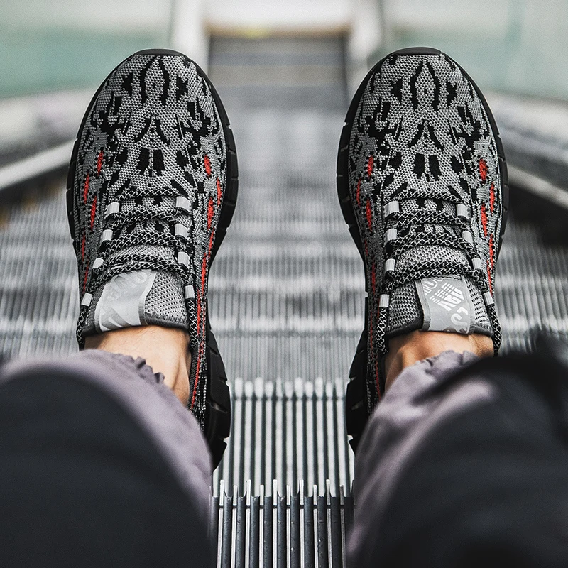 Men's shoes summer breathable mesh 2020 new men's wild large size trendy student sports | Обувь