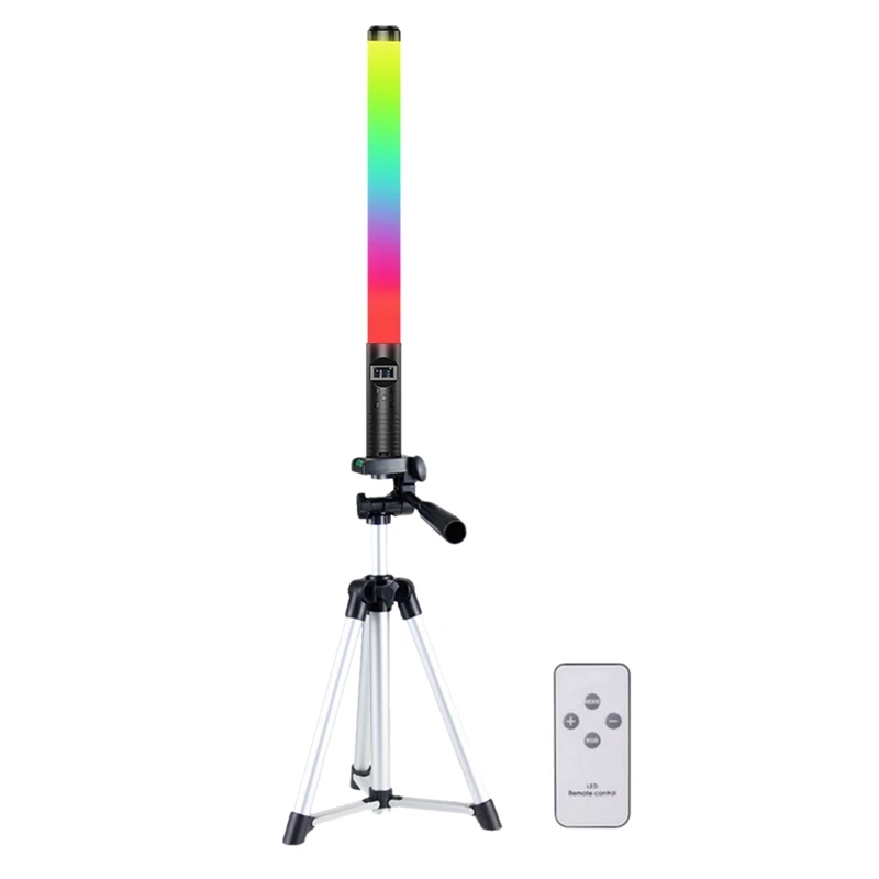 

RGB Light Wand Stick,Colorful LED Fill Light USB Rechargeable for Dance/Party Handheld Flash Speedlite