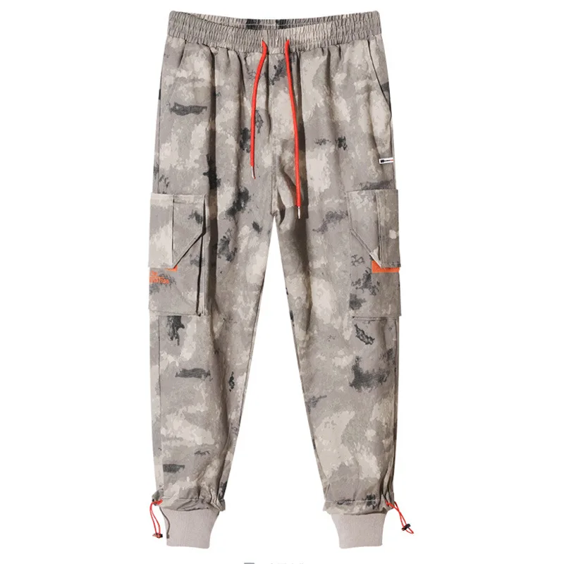 

Mens 2019 Camouflage Pencil Pants Cargo Jogger Pant Men Pocket Hip Hop Sweatpants Streetwear Tactics Ankle-length Pant HZ183