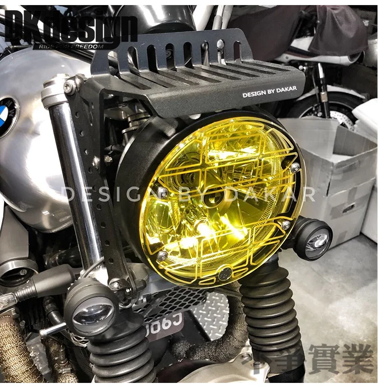 DKdesign желтая/белая акриловая светильник РА мотоцикла защитная крышка для BMW R NineT